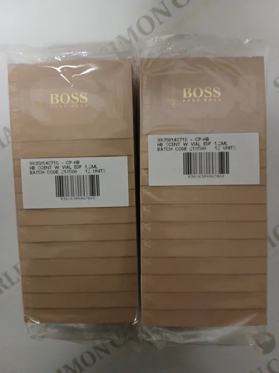 LOT OF APPROX 120 X 1.2ML HUGO BOSS THE SCENT FOR HER EAU DE PARFUM