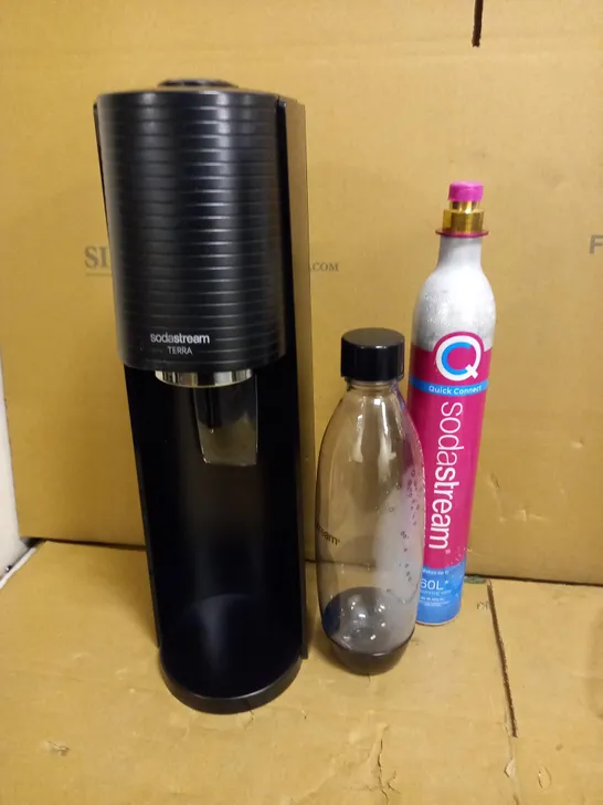 SODASTREAM TERRA SPARKLING WATER MAKER - BLACK RRP £109.99