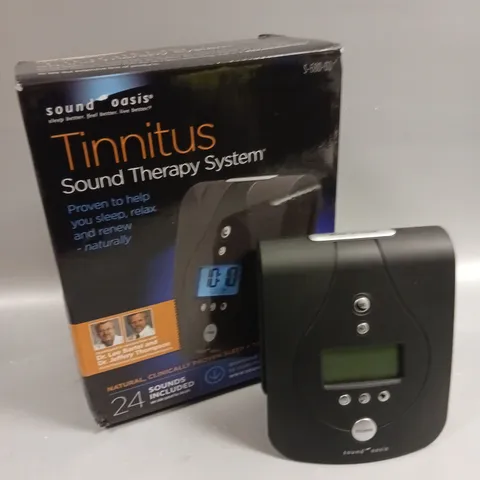 BOXED SOUND OASIS TINNITUS SOUND THERAPY SYSTEM 