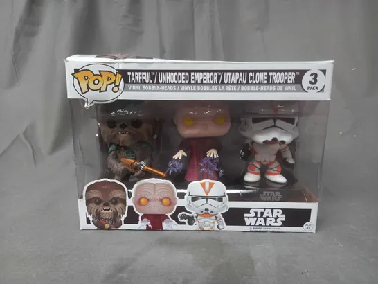 POP! STAR WARS PACK OF 3 VINYL BOBBLE HEADS