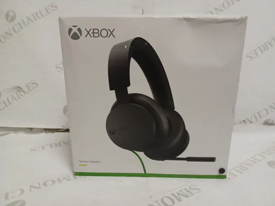 BOXED XBOX WIRED STEREO HEADSET - BLACK/GREEN