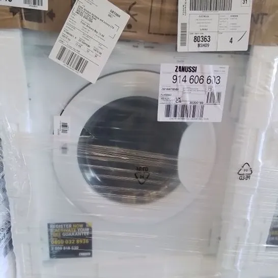 ZANUSSI INTEGRATED 8KG / 4KG WASHER DRYER WITH 1600 RPM - WHITE - E RATED Model Z816WT85BI RRP £775