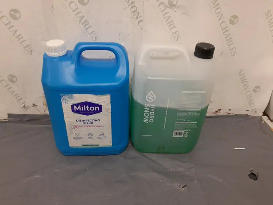 APPROXIMATELY 3 ASSORTED LIQUIDS TO INCLUDE HYDRO SNOW AND DISINFECTING FLUID - COLLECTION ONLY                                      