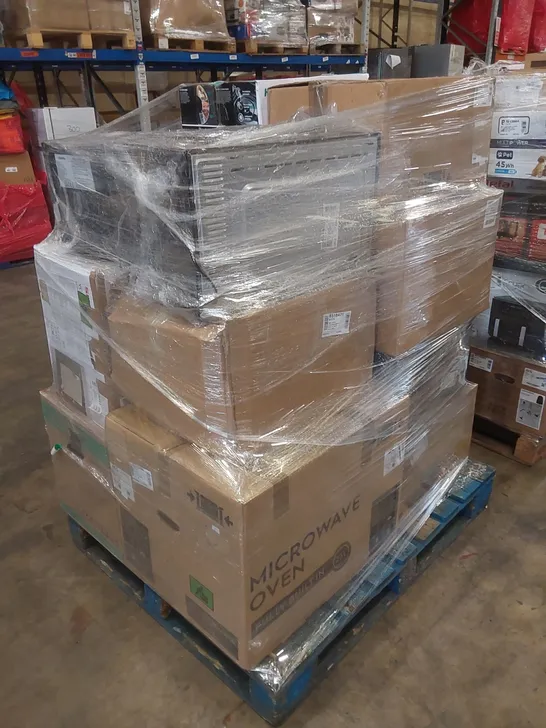 PALLET OF APPROXIMATELY 14 UNPROCESSED RAW RETURN MICROWAVES TO INCLUDE;