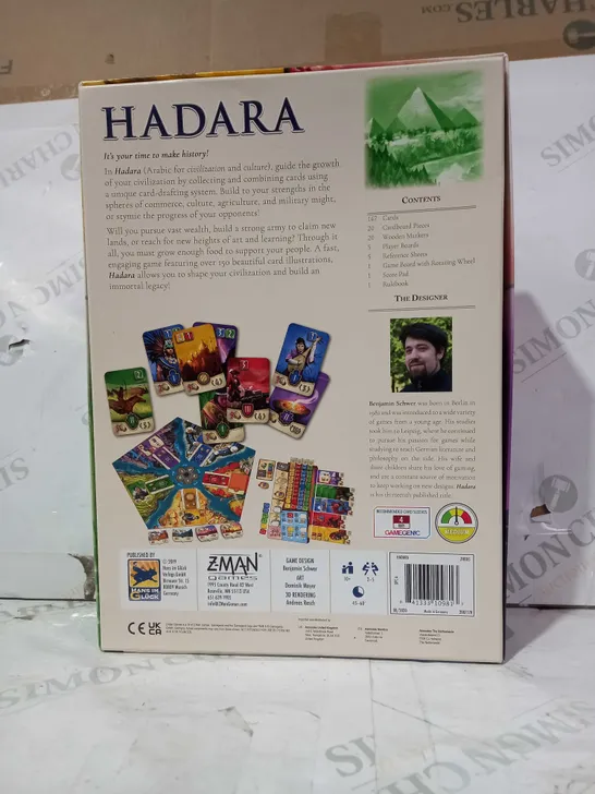 Z-MAN GAMES HADARA BOARD GAME