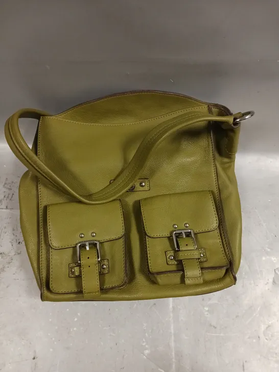 AIMEE KESTENBERG SADDLE BAG IN SOFT OLIVE 