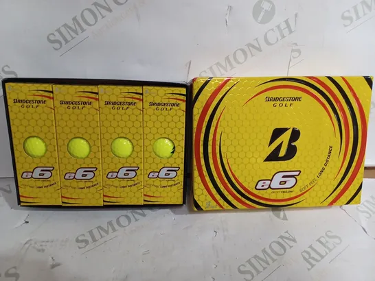 BRIDGESTONE E6 GOLF BALLS - YELLOW