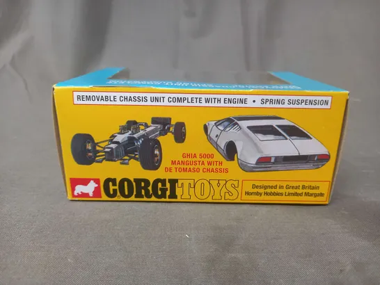 CORGI TOYS - GHIA 5000 MANGUSTA WITH DE TOMASO CHASSIS