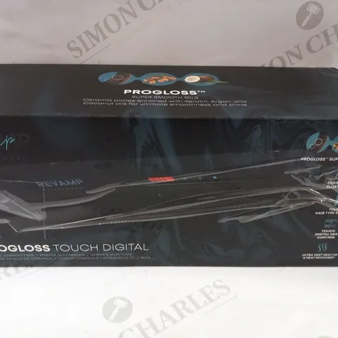 BOXED BRAND NEW PROGLOSS TOUCH DIGITAL CERAMIC STRAIGHTENER ST-1500-EU