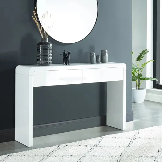 BOXED AALYSSA 120cm CONSOLE TABLE (1 BOX)