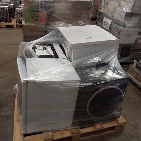 PALLET OF APPROXIMATELY 4 UNPROCESSED RAW RETURN RUSSELL HOBBS WHITE GOODS TO INCLUDE;