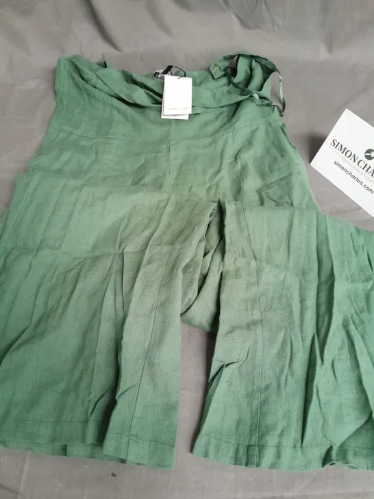 NOBODYS CHILD TARA JUMPSUIT IN GREEN - UK 14