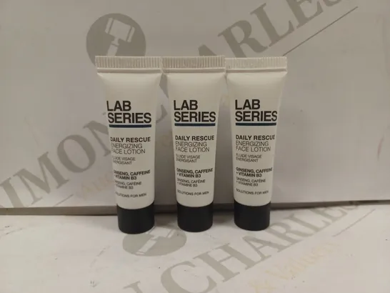 BOX OF APPROX 100 LAB SERIES DAILY RESCUE ENERGIZING FACE LOTION