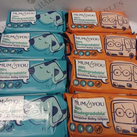 LOT OF APPROX 12 PACKS OF MUM&YOU BABY WIPES