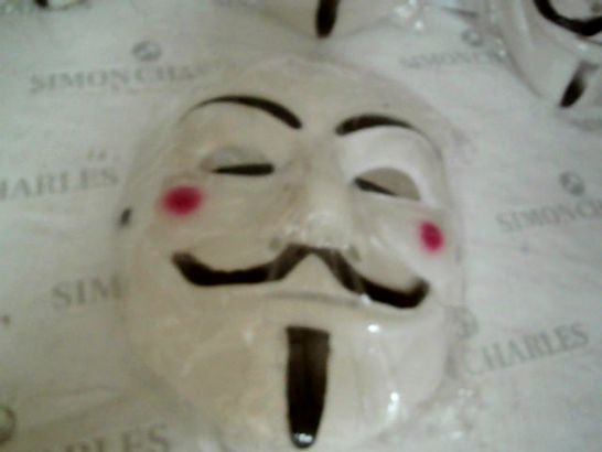 LOT OF 4 V FOR VENDETTA REPLICA MASKS