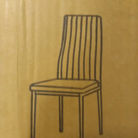 BOXED SET OF 4 HEBEI NEWYOUNG FURNITURE DC2021 BLACK CHAIR 