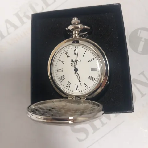 MENS EDISON POCKET WATCH – QUARTZ MOVEMENT – CHAIN AND GIFT BOX INCLUDED