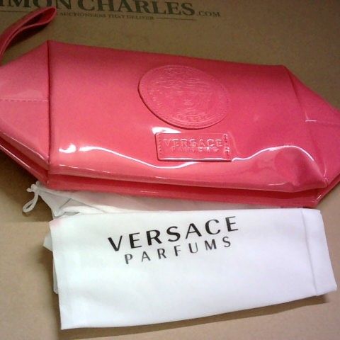 VERSACE PARFUME STYLE PINK PU POUCH 