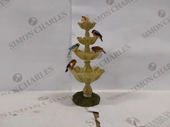 BOXED FIESTA COLLECTABLES LUGENIA ORNAMENTAL BIRD FOUNTAIN (1 BOX)