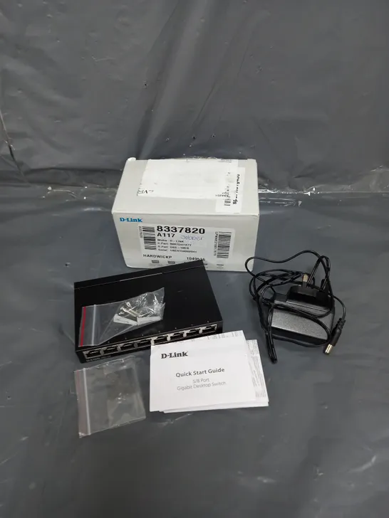 BOXED D-LINK 8-PORT GIGABIT DESKTOP SWITCH