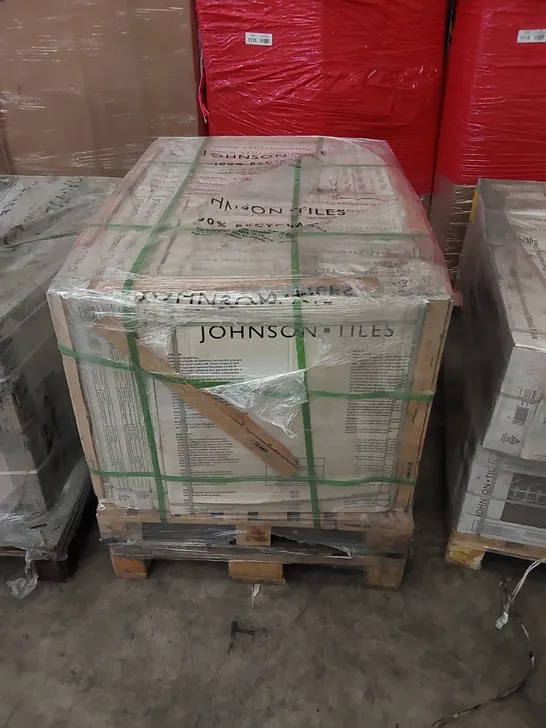 PALLET OF APPROX 30 X CARTONS OF JOHNSON TILES, MODERN FLAX NATURAL PORCELAIN FLOOR TILES - 4 TILES PER CARTON // TILE SIZE: 600 x 600 x 10mm