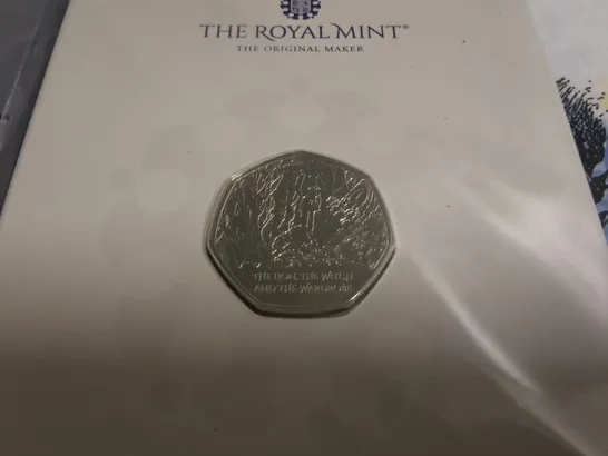 ROYAL MINT NARNIA THE LION WITCH AND WARDROBE 50P COMMEMORATIVE COIN