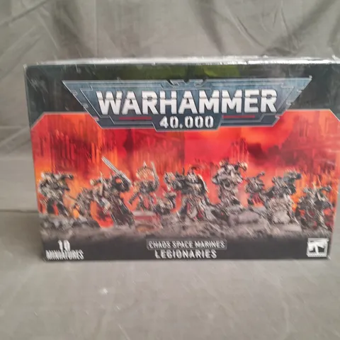 BOXED AND SEALED WARHAMMER 40,000 CHAOS SPACE MARINES - LEGION ARIES - 10 MINIATURES