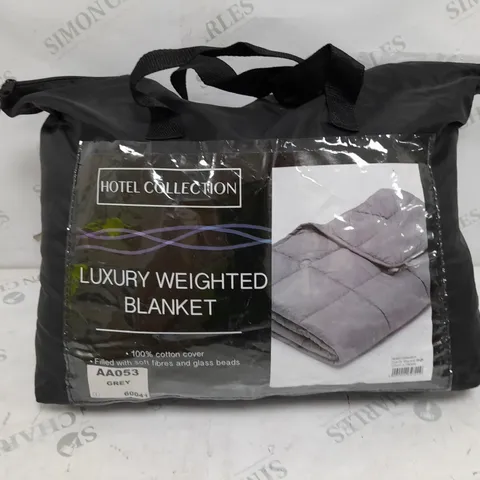 HOTEL COLLECTION LUXURY WEIGHTED BLANKET IN GREY