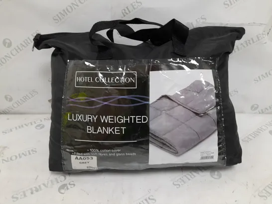 HOTEL COLLECTION LUXURY WEIGHTED BLANKET IN GREY