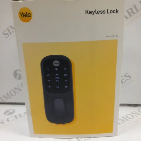 BOXED YALE KEYLESS LOCK YD-01-CON-BL