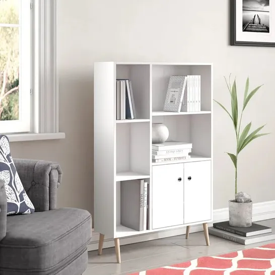 LANDYN BOOKCASE COLOUR: WHITE BOX 1 OF 1