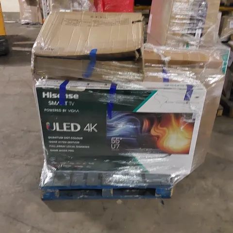 PALLET OF APPROXIMATELY 5 ASSORTED TELEVISIONS TO INCLUDE