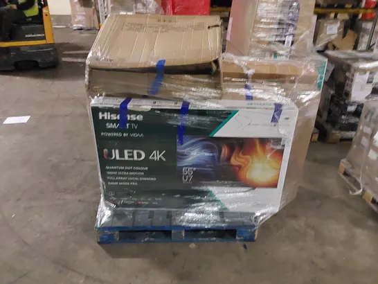 PALLET OF APPROXIMATELY 5 ASSORTED TELEVISIONS TO INCLUDE