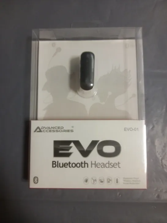 BRAND NEW ADVANCED ACCESSORIES EVO BLUETOOTH HEADSET - EVO-01