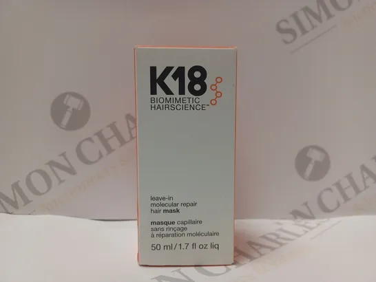 K18 MOLECULAR REPAIR HAIR MASK 50ML