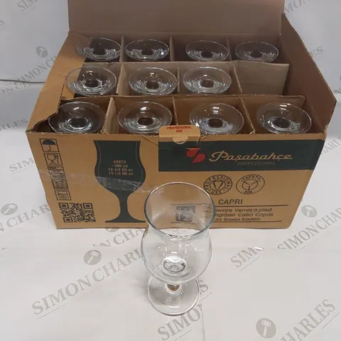 BOX OF 12x PASABAHCE HURRICANE GLASSES 