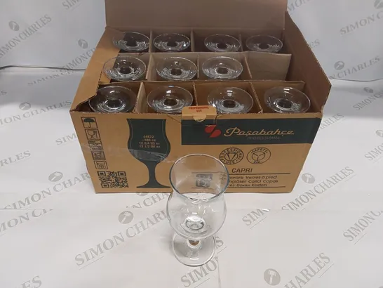 BOX OF 12x PASABAHCE HURRICANE GLASSES 