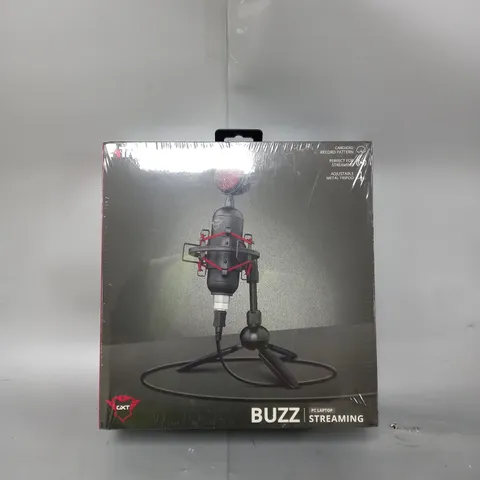 SEALED TRUST GXT 244 BUZZ BLACK, RED PC MICROPHONE