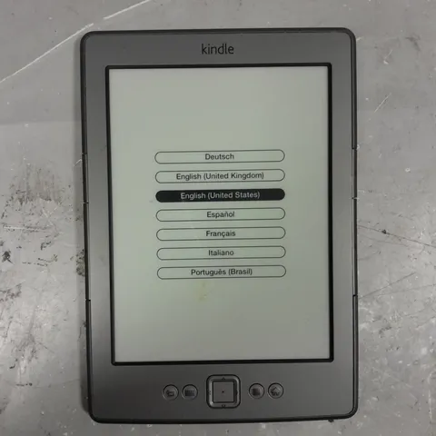 AMAZON KINDLE 4TH GEN E-READER	