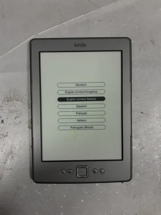 AMAZON KINDLE 4TH GEN E-READER	