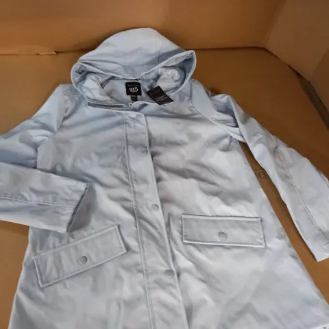 NEW LOOK 915 PALE BLUE WATERPROOF COAT - 14/15 YRS