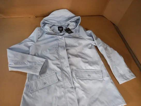 NEW LOOK 915 PALE BLUE WATERPROOF COAT - 14/15 YRS