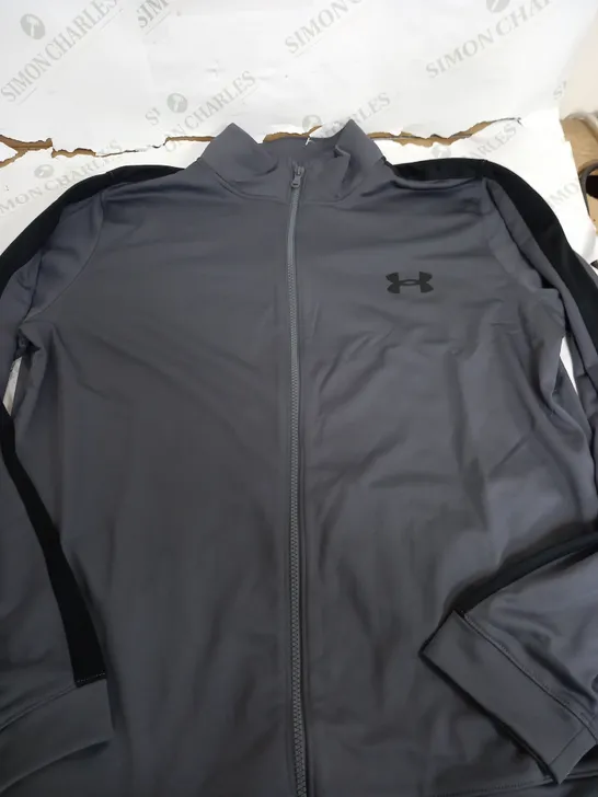 UNDER ARMOUR DARK GREY ZIP UP JACKET - XL