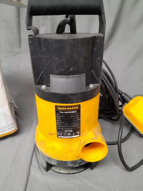 TOUGH MASTER SUBMERSIBLE WATER PUMP