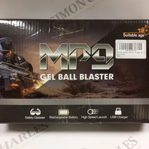 BOXED MP9 GEL BALL BLASTER GUN