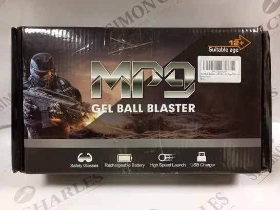 BOXED MP9 GEL BALL BLASTER GUN