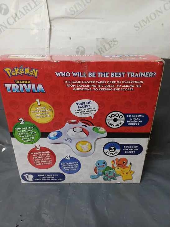 POKEMON TRAINER TRIVIA GAME