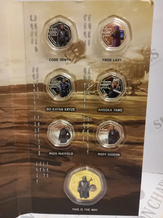 STARWARS THE MANDALORIAN OFFICIAL COLLECTORS COIN PACK 