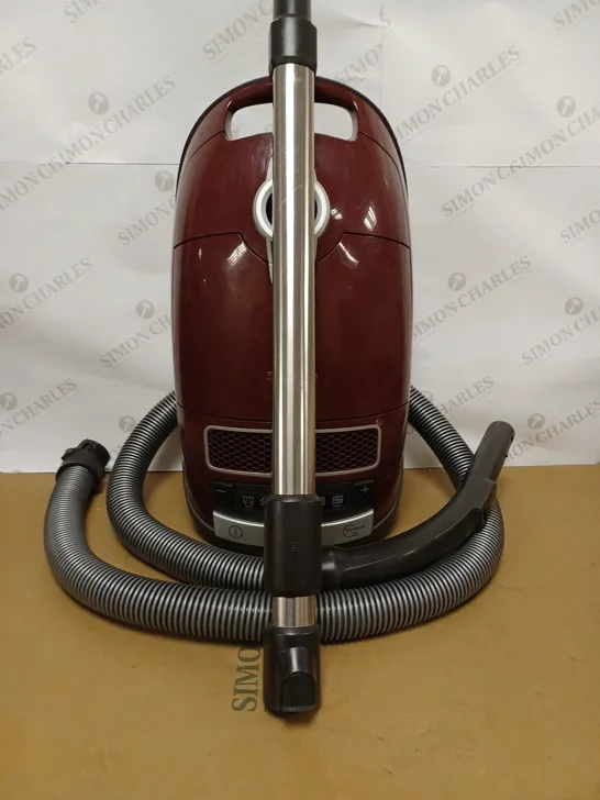 MIELE COMPLETE C3 PURE RED POWERLINE, BAGGED CYLINDER VACUUM CLEANER, CORDED