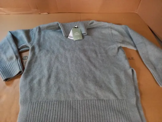 H&M HIGH NECK JUMPER IN TEAL - EUR S